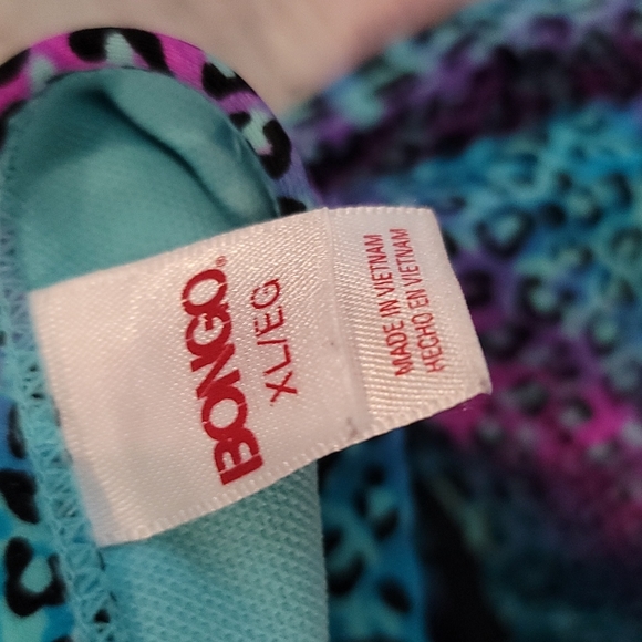 Blue purple leapord monokini - Picture 8 of 8